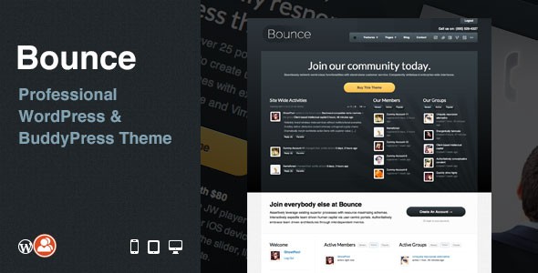 Bounce-Professional-WordPress-BuddyPress-Theme