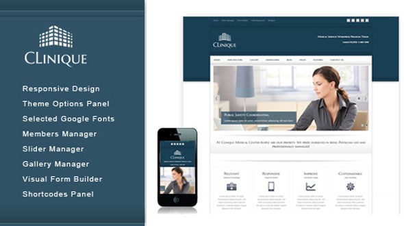 Clinique-Responsive-Medical-Theme