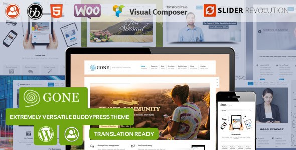 Gone-BuddyPress-WordPress-Theme