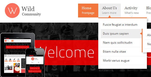 WildCommunity-BuddyPress-Theme