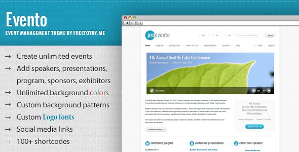 Evento-Event-Management-WordPress-Theme