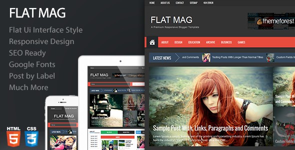 Flat-Mag-Responsive-Blogger-Template