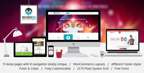 MukamMulti-Purpose-PSD-Theme