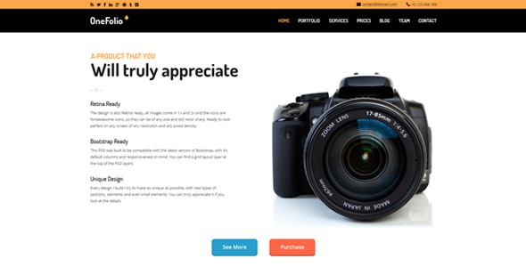 OneFolio-One-Page-WordPress-Theme