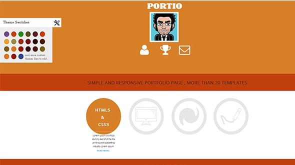 PORTIO-–-Responsive-Portfolio-Template