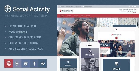 Social-Activity-Politics-Activism-WP-Theme