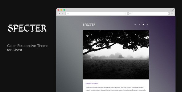 Specter-–-Clean-Responsive-Ghost-Theme