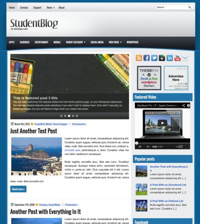 StudentBlog–Free-Education-WordPress-Theme