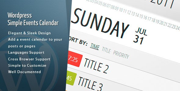 Wordpress-Events-Calendar