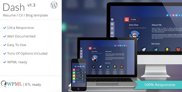 dash-wordpress-resume-vcard-blog-personal