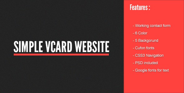 vCard-Template