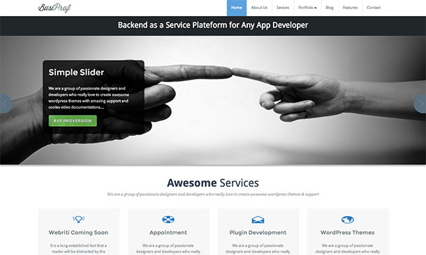 BusiProf-WordPress-Theme