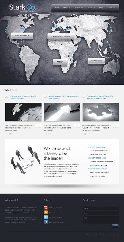 International Investment Business WordPress Theme