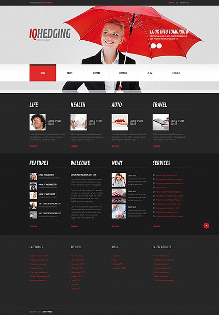 Insurance Responsive WordPress Theme