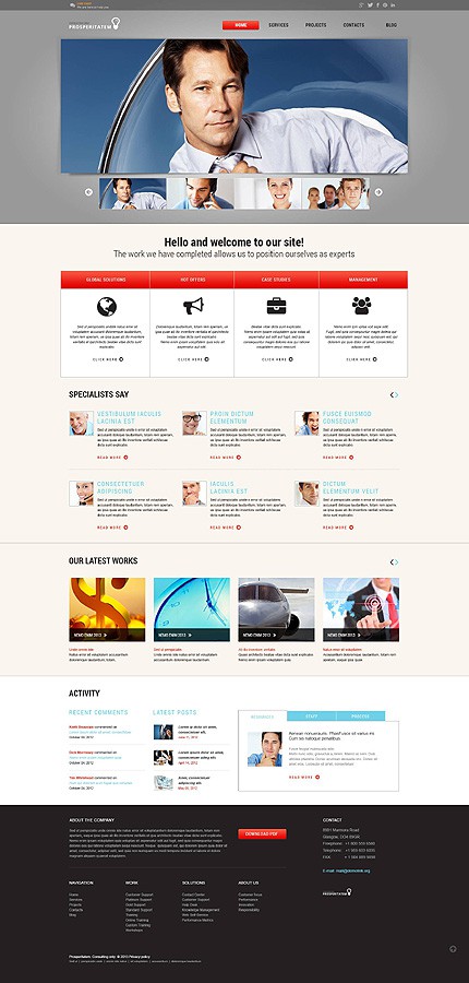 Financial Planner WordPress Theme