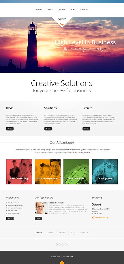 Marketing Agency Responsive WordPress Theme