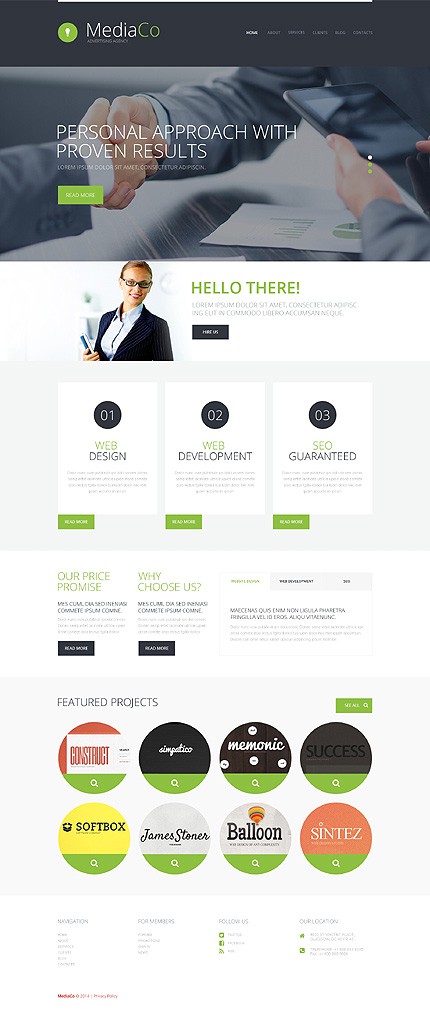 Advertising Agency WordPress Theme