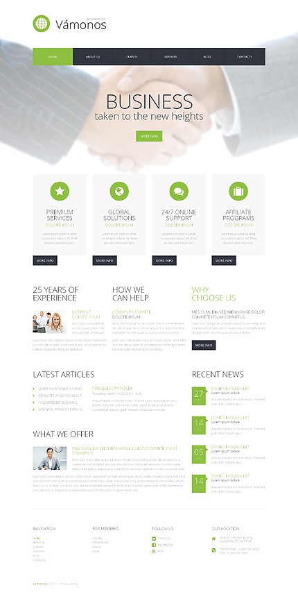 Doing Business WordPress Theme