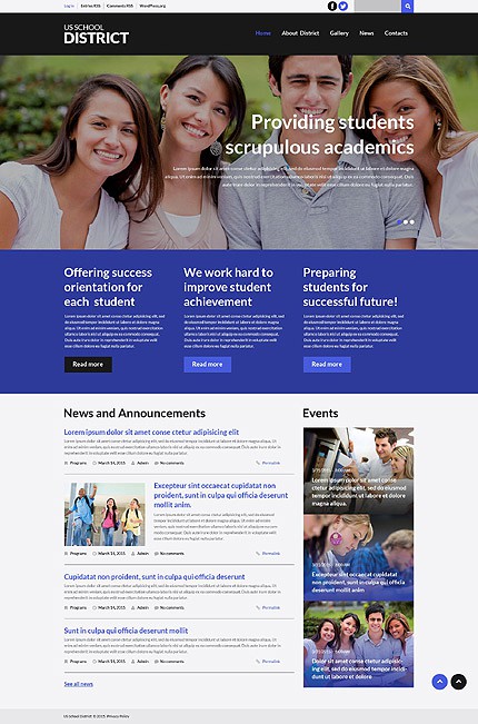 Schooling WordPress Theme