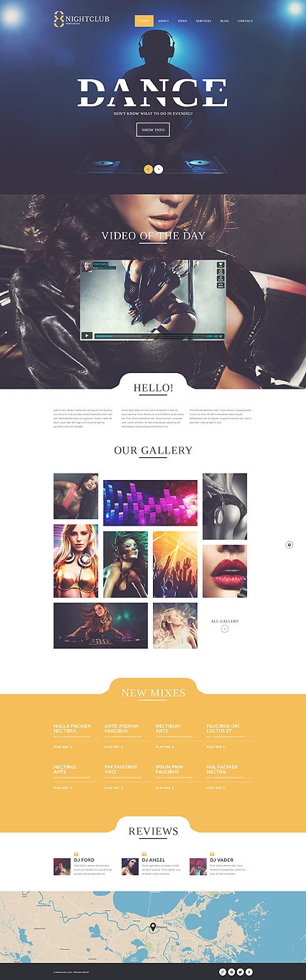 NightLife WordPress Theme