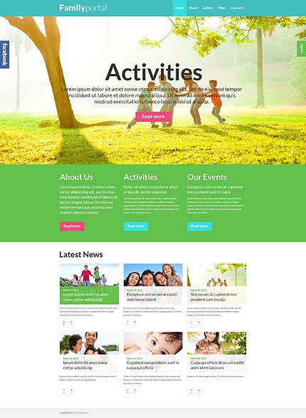 Family Board WordPress Theme