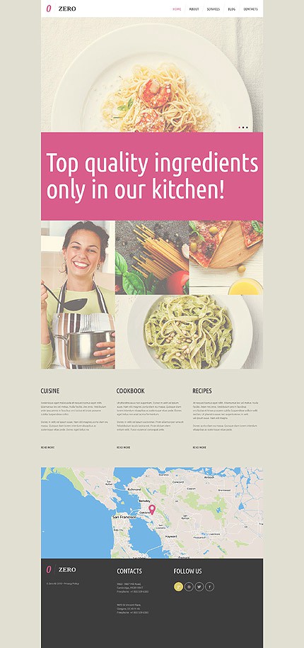 Cafe and Restaurant WordPress Theme