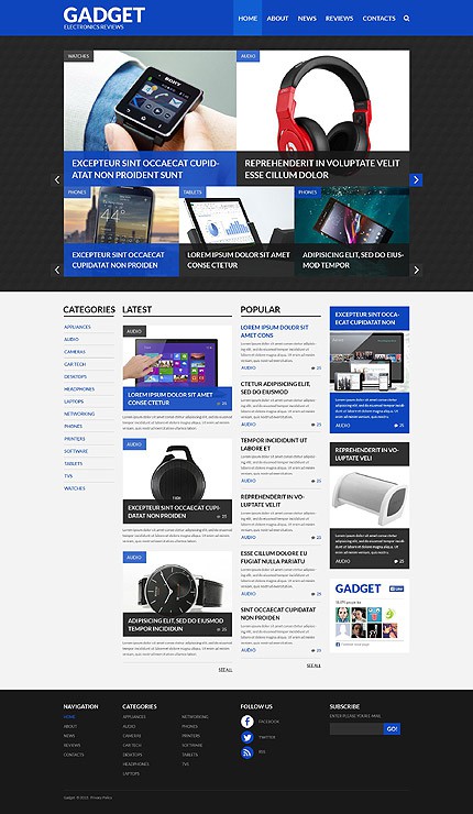 Electronics Reviews WordPress Theme