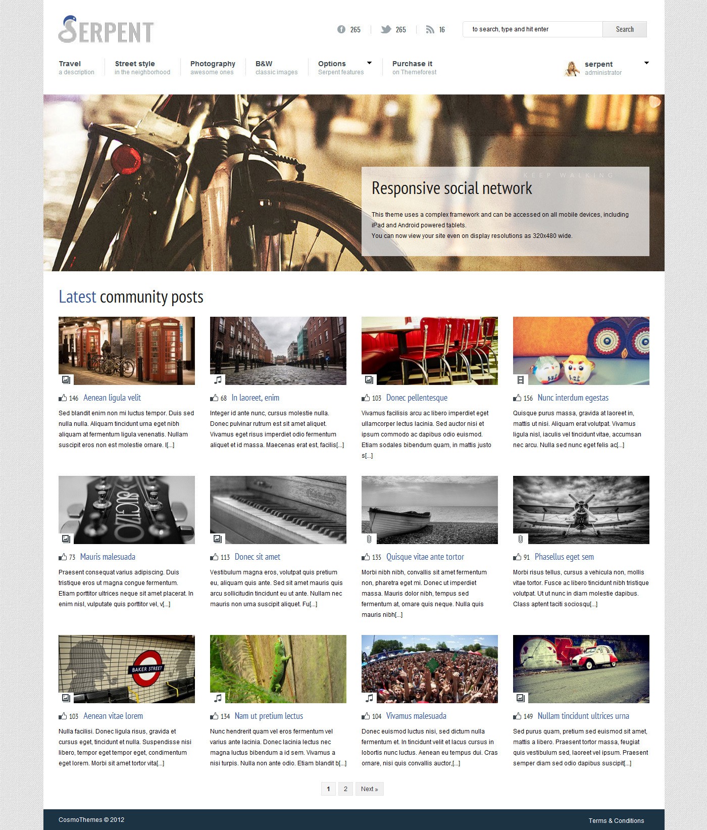 serpent-wordpress-social-networking-theme