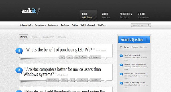 AskIt-WordPress-Theme