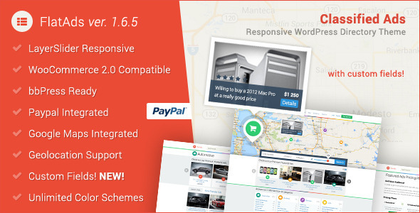 FlatAds - Classified AdsWordPress Theme