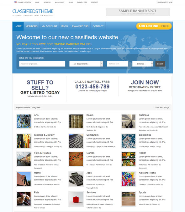 Responsive-Classifieds-WordPress-Theme