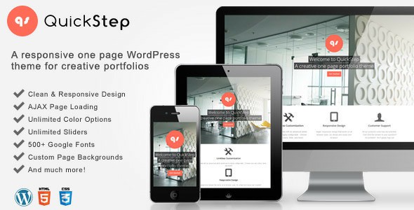 quickstep-responsive-one-page-portfolio-theme